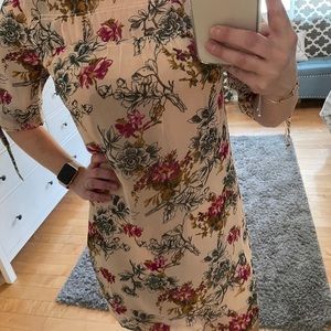 Floral print dress